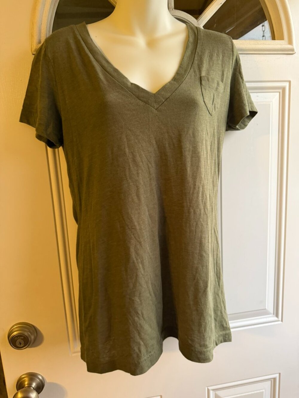 Mossimo Boyfriend Tee V Neck with Pocket
